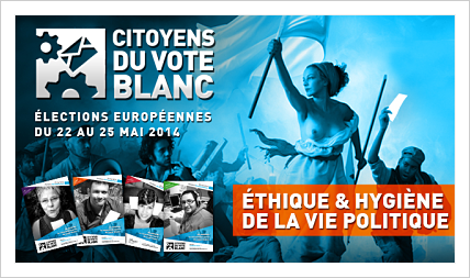 Nous vous demandons donc de participer à l'effort de guerre en nous aidant à financer les quantités nécessaires à ce que les électeurs qui souhaitent voter ''blanc'' puissent le faire et que cela compte dans les résultats....ce que la loi refuse toujours de faire.