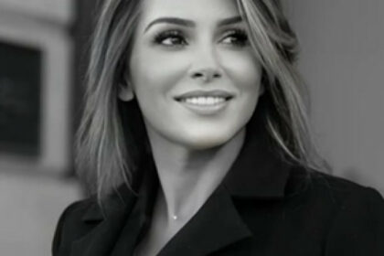 Portrait de Myriam Trabelsi illustrant son leadership visionnaire et son impact professionnel.