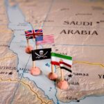 Illustration représentant les rebelles Houthis au Yémen dans le contexte du conflit, symbolisant le débat sur leur statut et leur rôle politique.