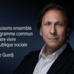 Jérôme Guedj lors d’une intervention médiatique, s’exprimant face aux journalistes dans un cadre institutionnel.