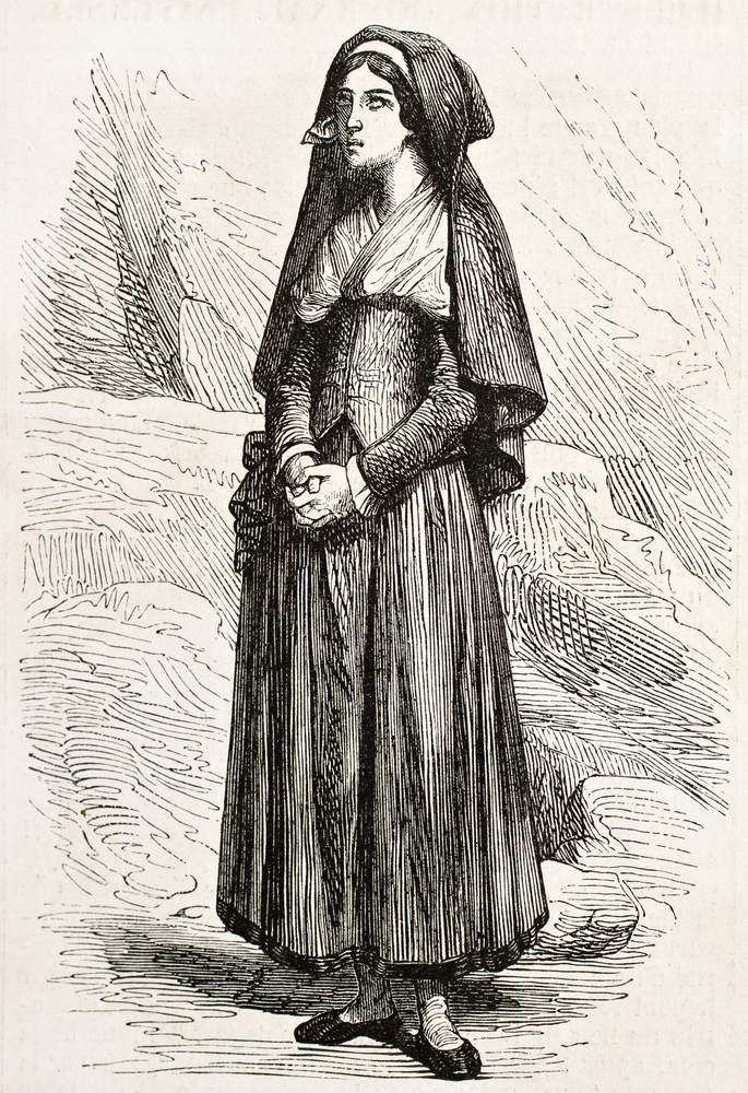 Portrait littéraire de Bernadette Soubirous, de son enfance pauvre à Lourdes aux premières apparitions de Massabielle et à la découverte de la source.