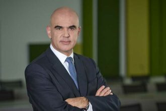Alain Berset lors de sa visite officielle à Monaco pour préparer la future Présidence du Conseil de l’Europe.