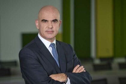 Alain Berset lors de sa visite officielle à Monaco pour préparer la future Présidence du Conseil de l’Europe.