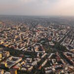 Vue du futur complexe résidentiel écologique de 47 000 m² à Erevan, financé par la BERD et Inecobank et visant la certification internationale LEED Or.