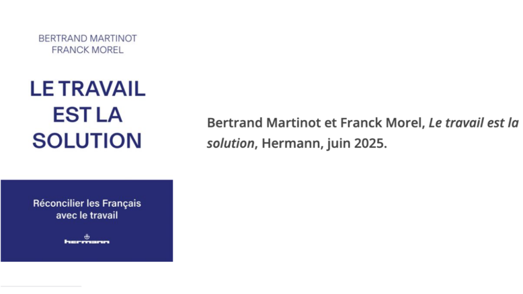 Dans un paysage saturé de discours anxiogènes, Franck Morel propose une lecture nuancée, fondée sur les faits et tournée vers l’action. Son ouvrage rappelle une évidence trop souvent oubliée : le travail reste la clé de voûte de notre modèle social