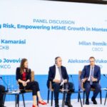 Événement à Podgorica annonçant le lancement du mécanisme PRS de la BERD et de l’UE pour soutenir les PME monténégrines via un partage des risques