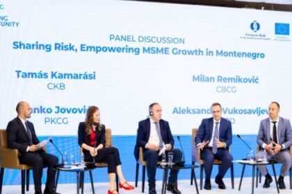 Événement à Podgorica annonçant le lancement du mécanisme PRS de la BERD et de l’UE pour soutenir les PME monténégrines via un partage des risques