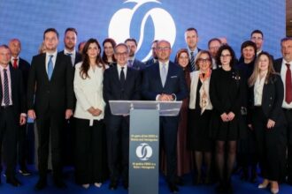 Cérémonie à Sarajevo marquant les 30 ans d’opérations de la BERD en Bosnie-Herzégovine, en présence de responsables locaux et européens
