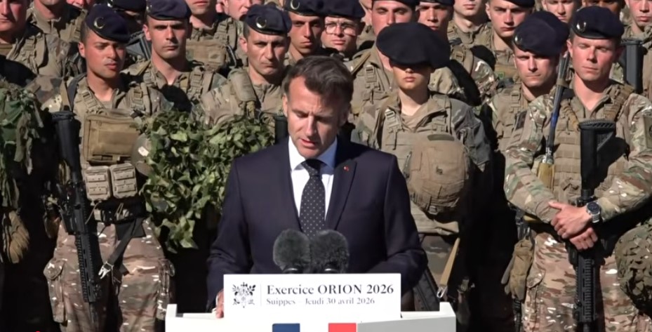 Manœuvres de l’exercice ORION 26 avec forces terrestres et aériennes françaises en haute intensité.