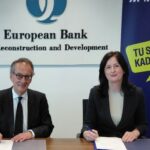 Représentants de la BERD et de Mikrofin lors de l’annonce du prêt de 4 millions d’euros destiné aux entreprises dirigées par des femmes en Bosnie-Herzégovine