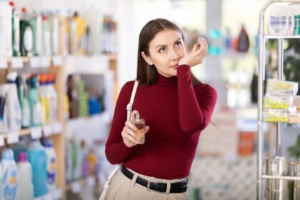Flacon de parfum posé au soleil, évoquant les conseils pour choisir et porter une fragrance en été.