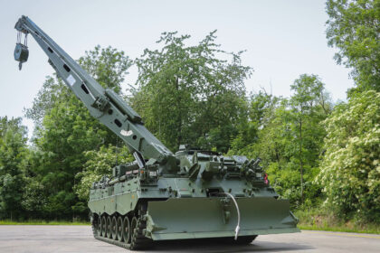 Véhicule blindé de dépannage Bergepanzer 3 A2 de Rheinmetall