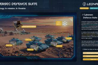 Présentation par Leonardo de la Cyber Defence Suite à Eurosatory 2026, une solution de cybersécurité destinée aux systèmes militaires critiques.