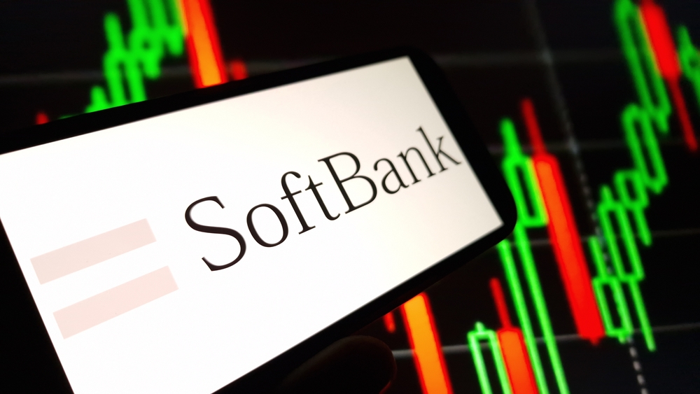 Image illustrant Masayoshi Son ou un data center moderne, symbolisant l’investissement de 75 milliards d’euros de SoftBank dans les infrastructures d’intelligence artificielle en France.