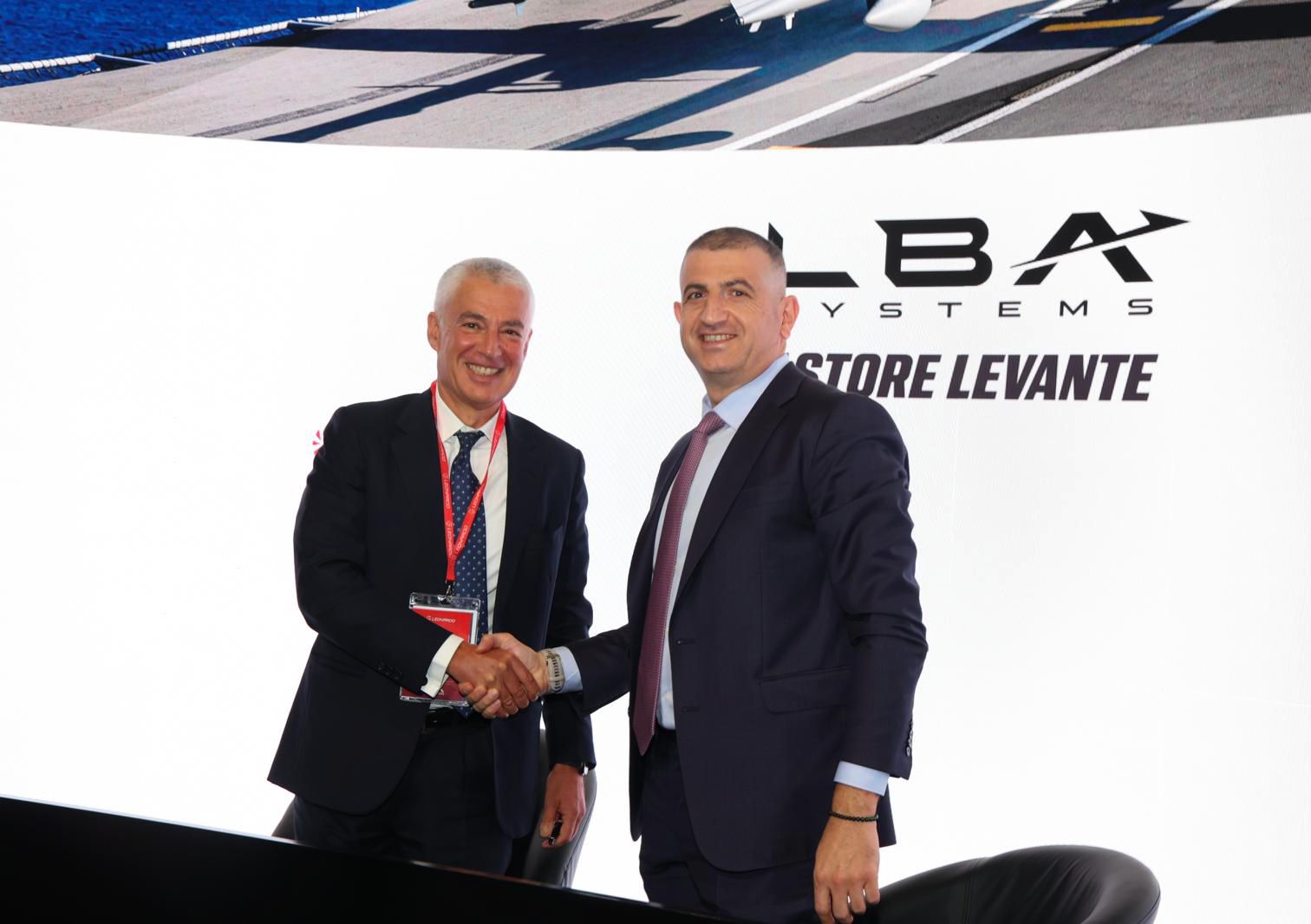 Drone Astore Levante développé par la coentreprise LBA Systems au salon de Farnborough