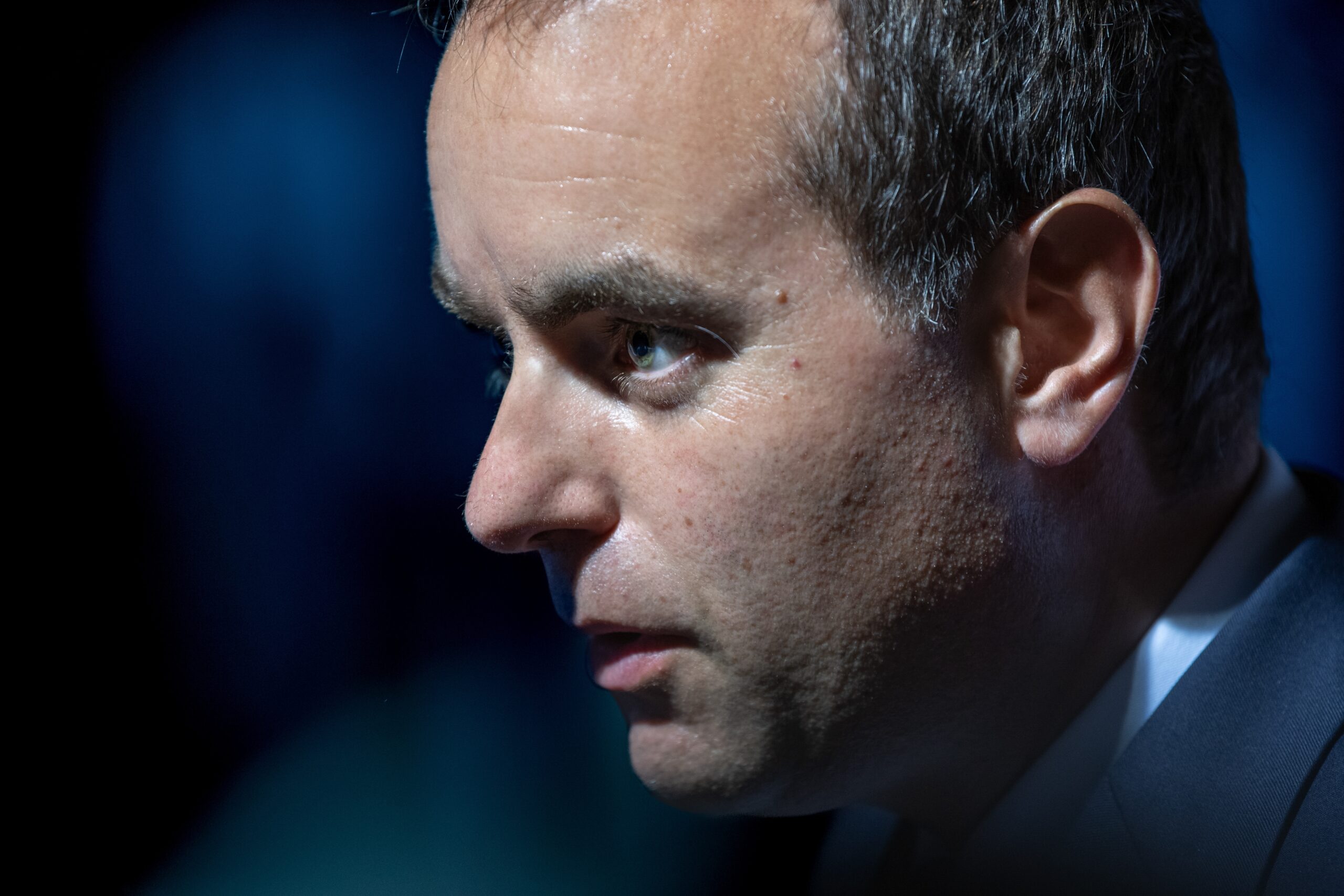 Sébastien Lecornu, ministre des Armées, lors d'une intervention sur la politique nationale et la loi agricole.