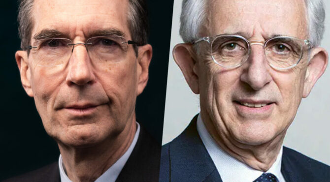 r Régis de Laroullière (co-animateur des Forums Mac Mahon), Didier Bazzocchi (président du think tank CRAPS)